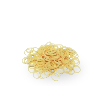 Gummiband 100 stycken - non-latex elastic with heavy strength: 4,8 mm in diameter